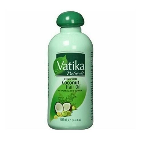 Vatika Naturals Coconut Hair Oil (Pack of 3) with Henna, Amla, lemon - 300 ml - Singh Cart