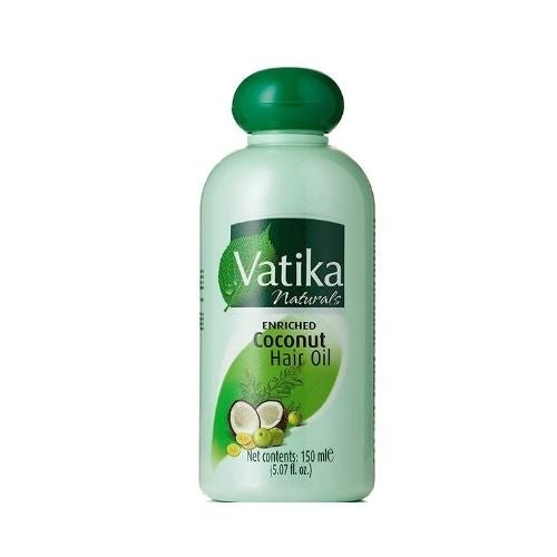 Vatika Naturals Coconut Hair Oil (Pack of 3) with Henna, Amla, lemon - 300 ml - Singh Cart