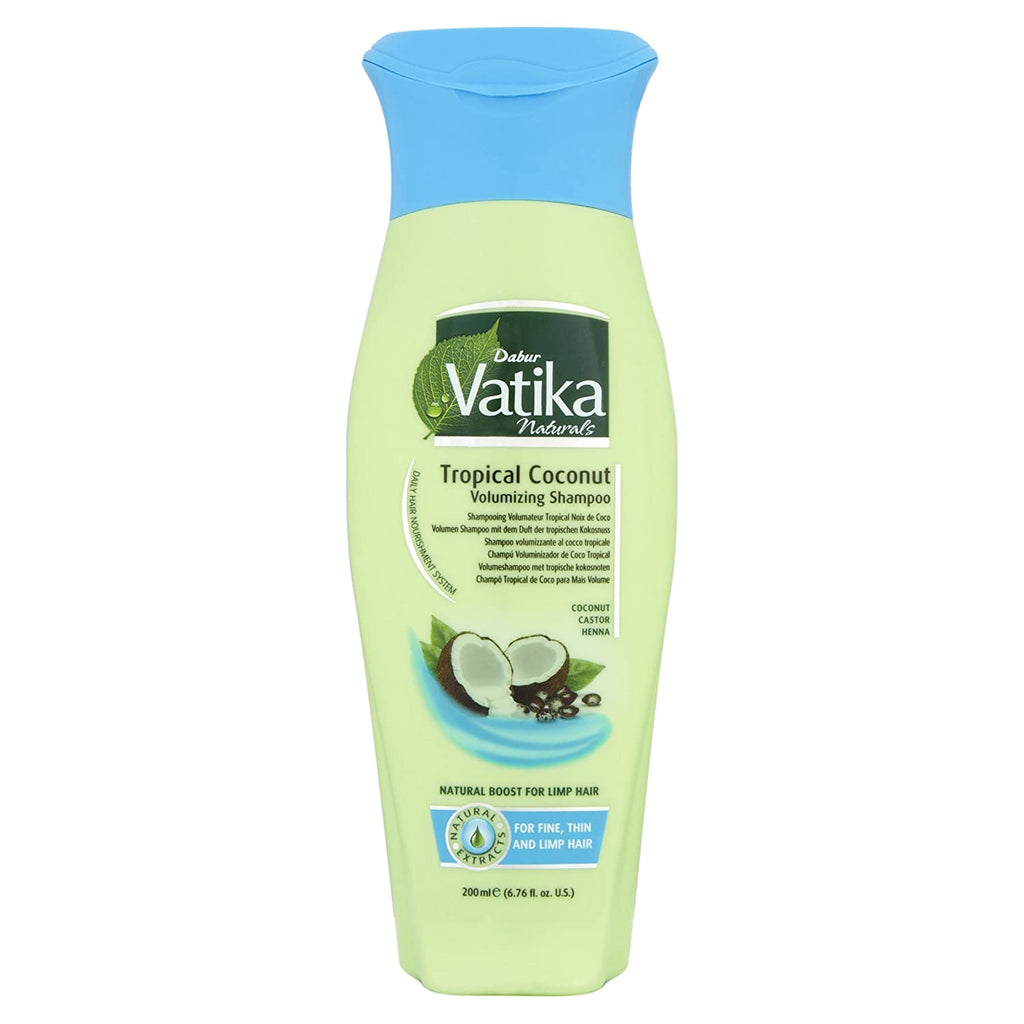 Vatika Naturals Volumizing Shampoo With Tropical coconut 400ml (13.52oz) - Singh Cart