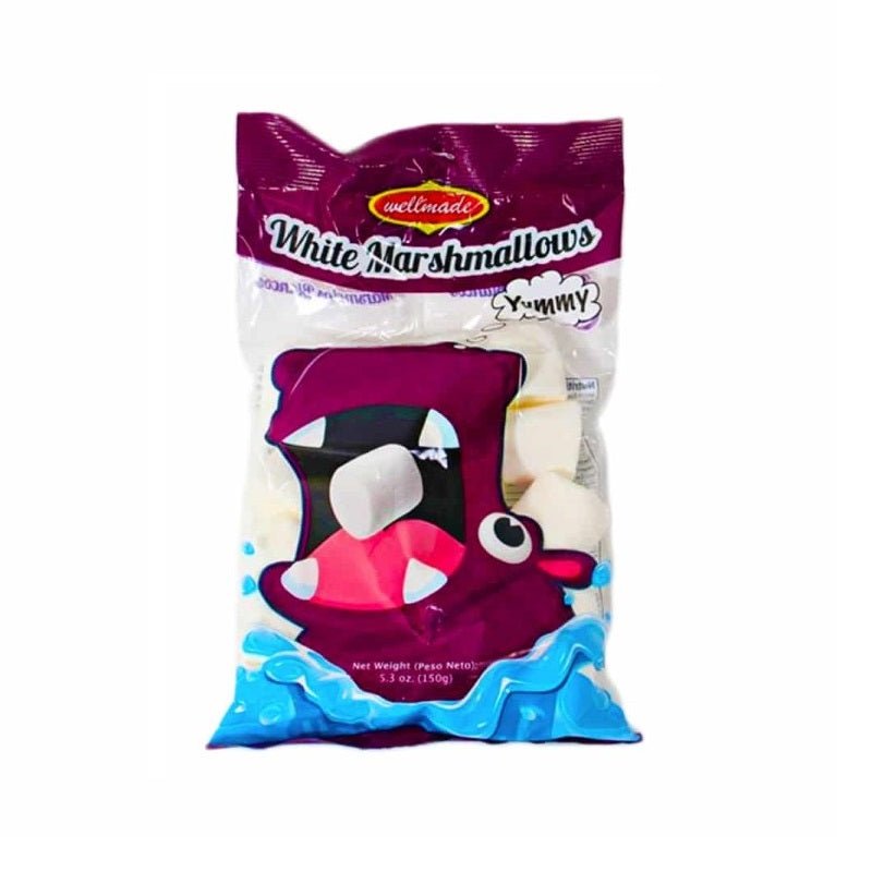Wellmade White Marshmallows 150g (Pack of 6) - Singh Cart