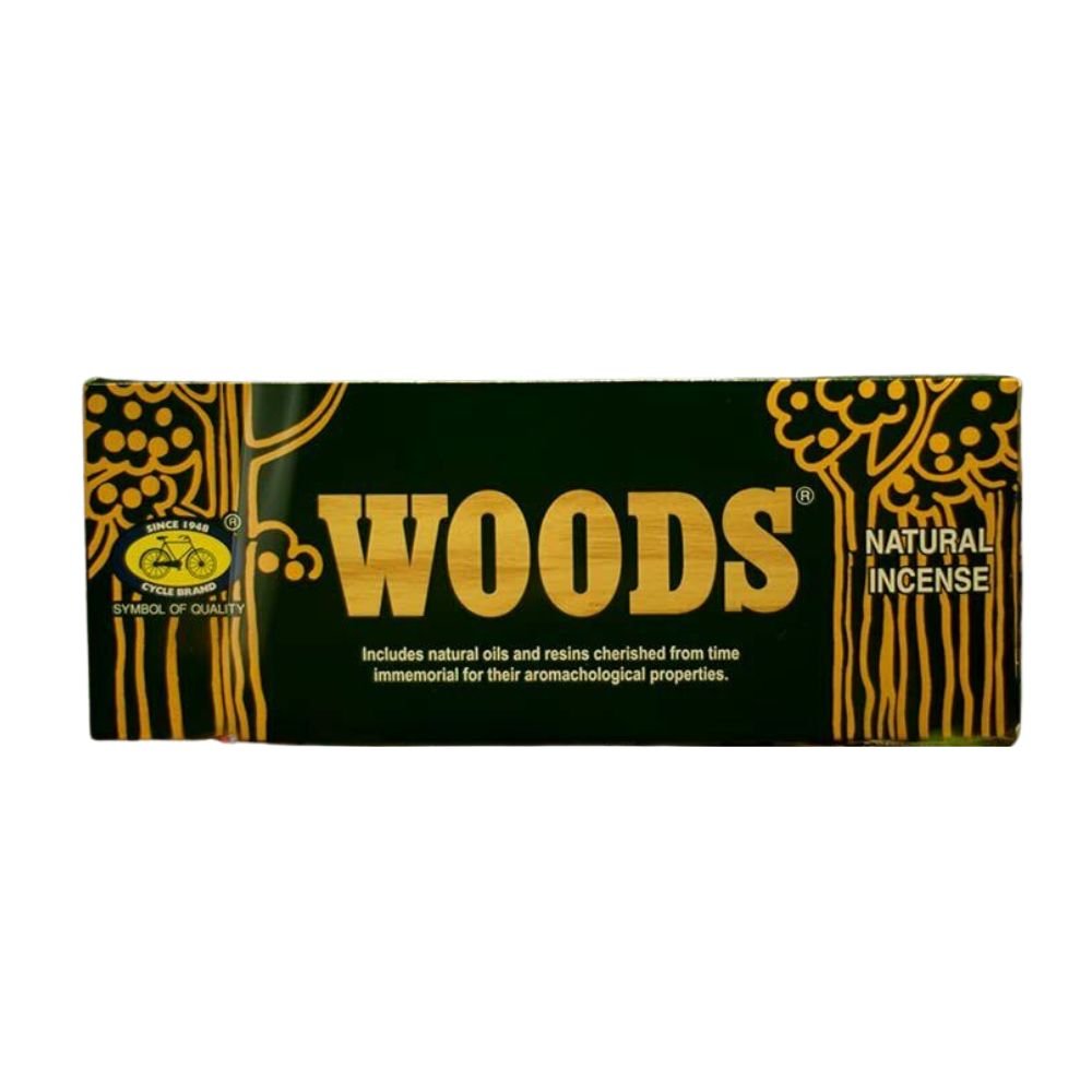 Woods Natural Incense Sticks With Natural Oils 20 Pcs - Singh Cart