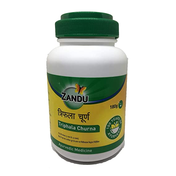 Zandu Triphala Churna 100% Vegetarian 180 g - Singh Cart