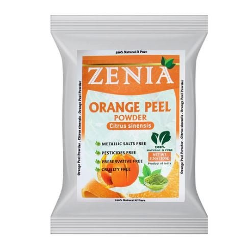Zenia Orange Peel (Citrus Sinensis) Powder 100g (3.5oz) - Singh Cart