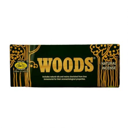 Woods Natural Incense Sticks With Natural Oils 20 Pcs - Singh Cart