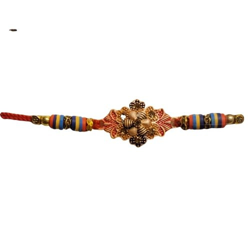 Rakhi With Multicolour Thread Handcrafted (3 Pieces)