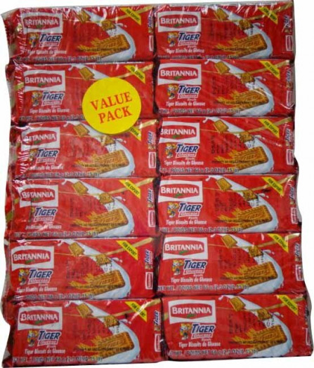 Britannia Tiger Glucose Biscuits 792 (Includes 12 Packs)