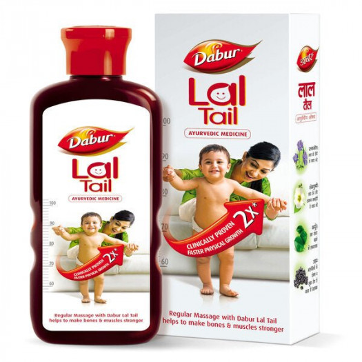 Dabur Lal Tail(oil) Ayurvedic Medicine Kids Massage Oil 200ml - Singh Cart