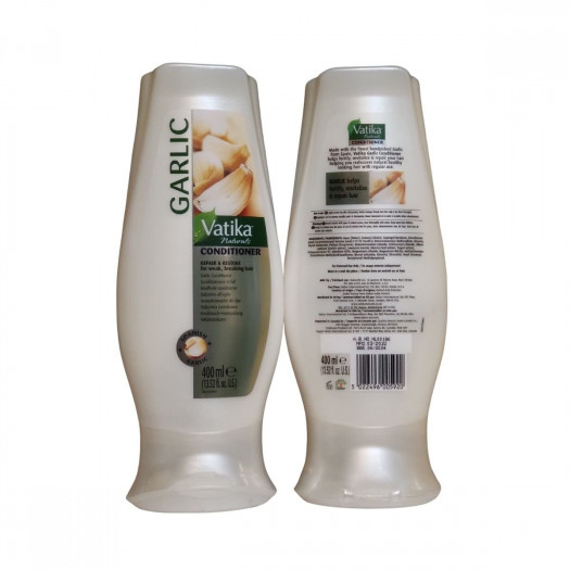 Dabur Vatika Garlic Hair Conditioner For Weak Breaking Hair 400ml