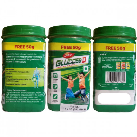 Glucon-D Instant Energy Regular Drink Mix 450g (15.87oz)