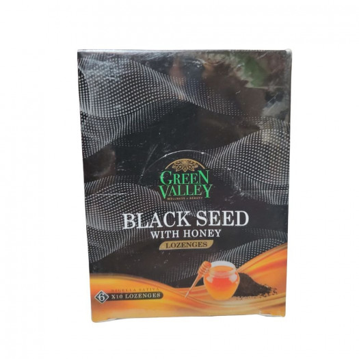 Green Valley Black Seed Candy With Honey 60 Lozenges