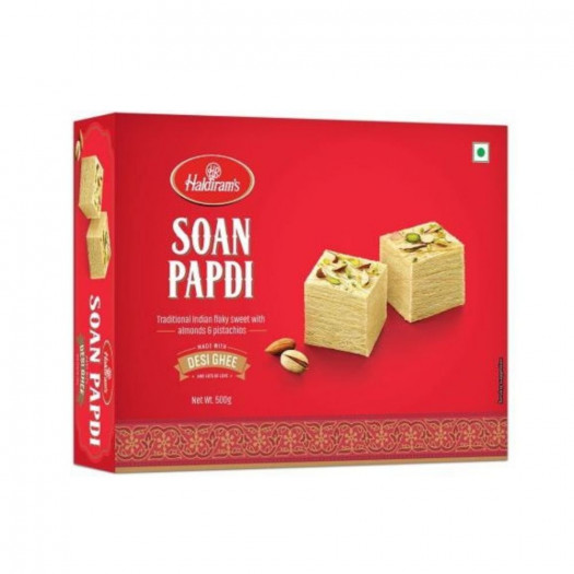 Haldirams Soan Papdi Made With Desi Ghee 500g - Singh Cart