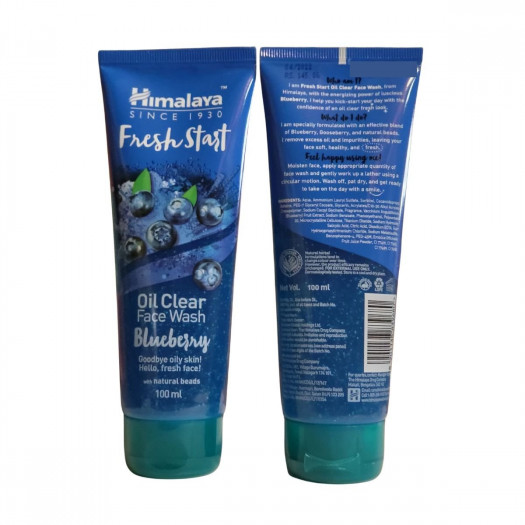 Himalaya Fresh Start Oil Clear Face Wash Blueberry 100ml