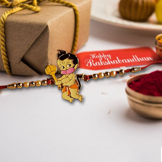 Jai Hanuman Shaped Rakhi For Kids