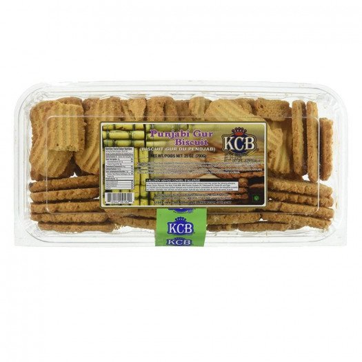 KCB Punjabi Gur Biscuit Desi Biscuit 700g - Singh Cart