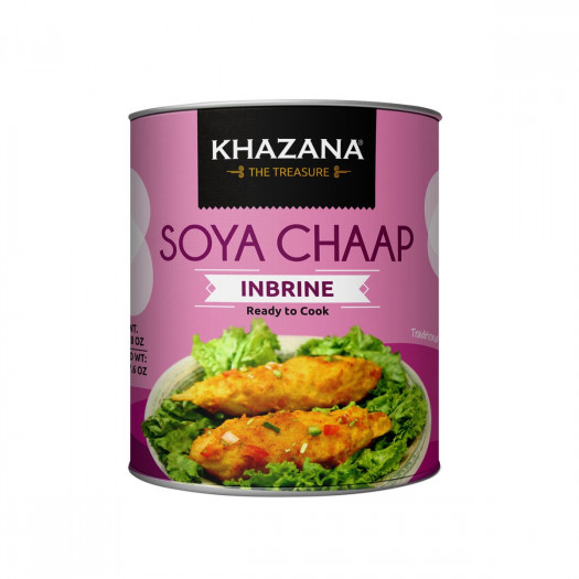 Khazana Soya Chaap Vegetarian High Protein Delicious 800 g - Singh Cart