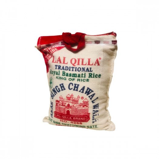 Lal Qilla Basmati Rice Traditional Royal Rice Amar Singh Chawal Wala 10lbs (4.54kg)