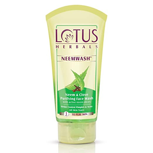 Lotus Herbals Neemwash Neem & Clove Purifying Face Wash 80g - Singh Cart