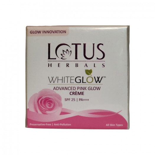 Lotus Whiteglow Advanced Pink Glow Cream SPF 25 I PA+++ 50g