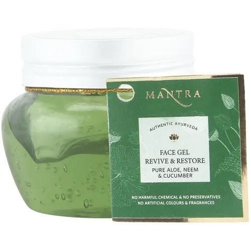 Mantra Authentic Ayurveda Face Gel Pure Aloe Neem & Cucumber 100g - Singh Cart