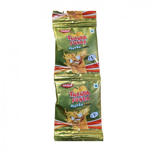 Megha Thanda Funda Mango Tablets Chatpata 10 Pouches