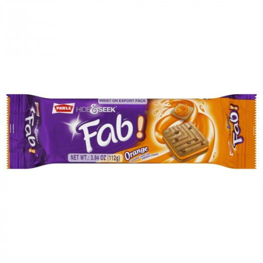 Parle Hide & Seek Fab Orange Cookies 3.94 OZ (112 Grams) - Singh Cart