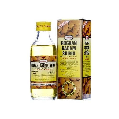 Patanjali Roghan Badam Shirin Sweet Almond Oil 100% Pure 60ml (2.02oz)