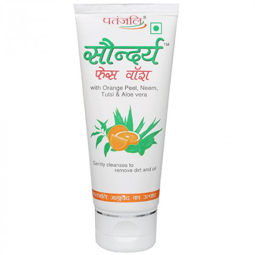 Patanjali saundarya Face Wash With Orange Peel