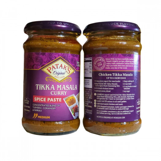 Pataks Tikka Masala Curry Spice Paste Mild 10oz