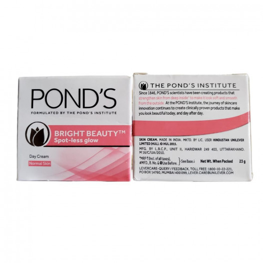 Ponds Bright Beauty Spot Less Glow Day Cream 23g - Singh Cart