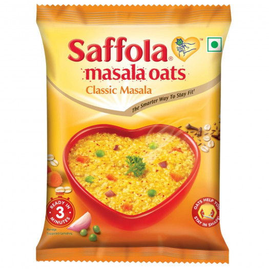 Saffola Masala Oats Classic Masala 39g (Pack of 12)