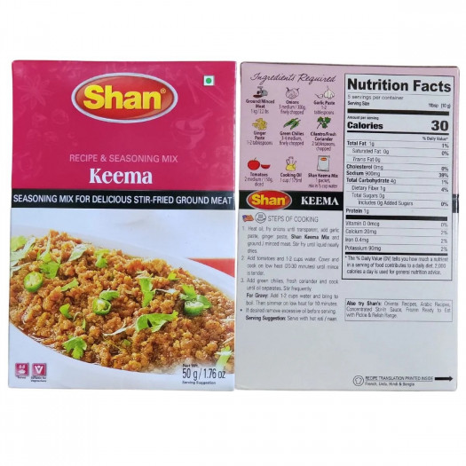 Shan Keema Recipe and Seasoning Mix 50g