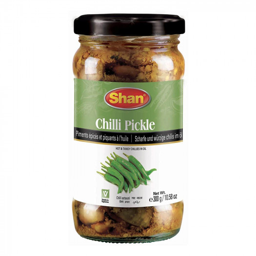 Shan Chilli Pickle Hot & Tangy Chilies Pickled in Oil 300g