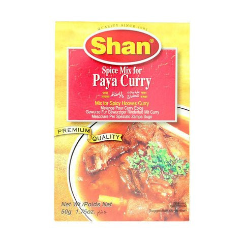 Shan Paya Recipe And Seasoning Mix 50g