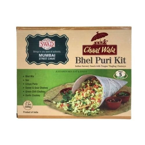 Swad Bhel Puri kit Open-Mix-Eat 500g (17.6oz) - Singh Cart