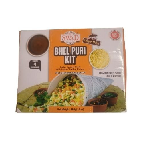 Swad Bhel Puri kit Open-Mix-Eat Kit Instant 400g - Singh Cart