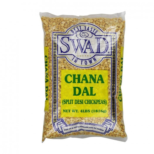 Swad Chana Dal Split Desi Chickpeas 4lbs - Singh Cart