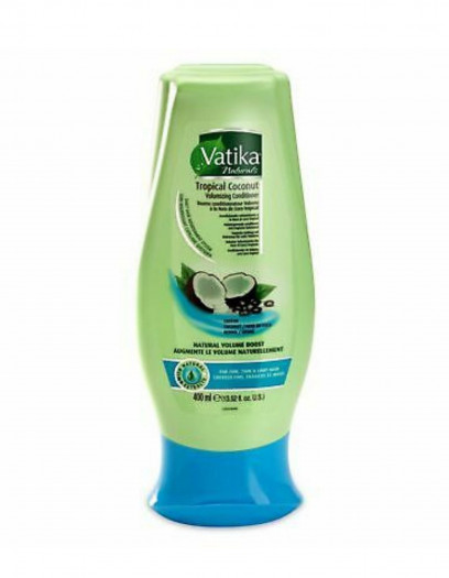 Dabur Vatika Tropical Coconut Hair Conditioner 400ml (Pack of 2)