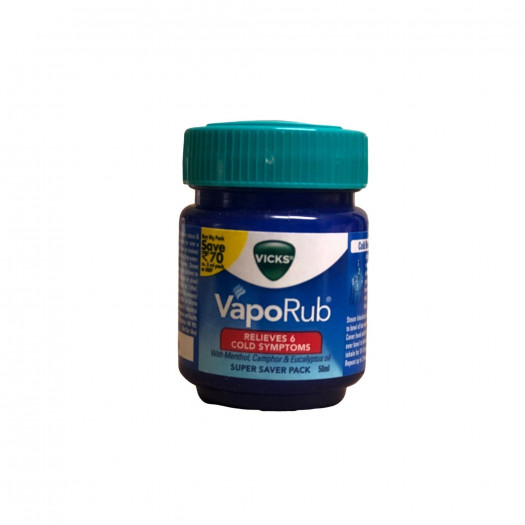 Vicks VapoRub Relieves 6 Cold And Cold Symptoms 50ml (1.69 oz)