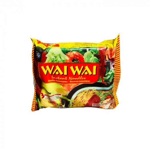 Wai Wai Chicken Noodles Instant Noodles 75g (Pack of 24)