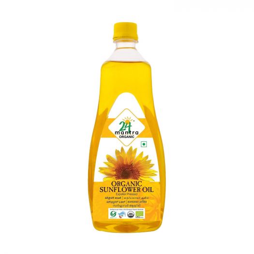 24 Mantra Organic Sunflower Oil 1 Ltr