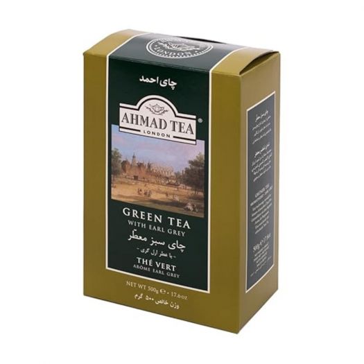 Ahmad Tea London Green Tea With Earl Grey 17.6 OZ (500 Grams)