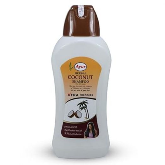 Ayur Herbal Coconut Shampoo for Dry Hair 16.9 FL OZ (500 ML)