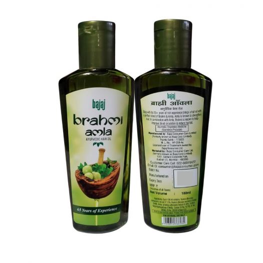 Bajaj Brahmi Amla Ayurvedic Hair Oil 180ml