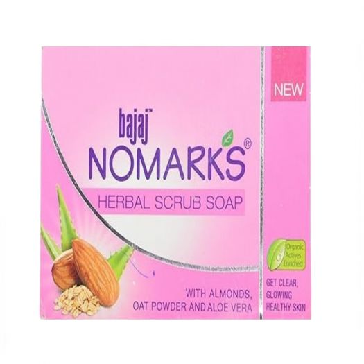Bajaj Nomarks Herbal Scrub Soap 125g