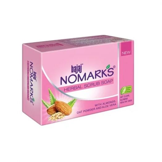 Bajaj Nomarks Herbal Scrub Soap 125g