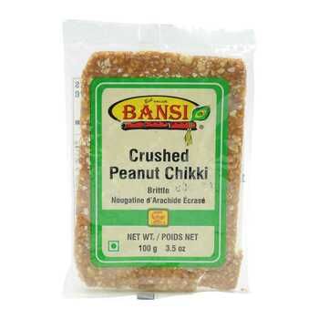 Bansi Crushed Peanut Chikki Bar 100g