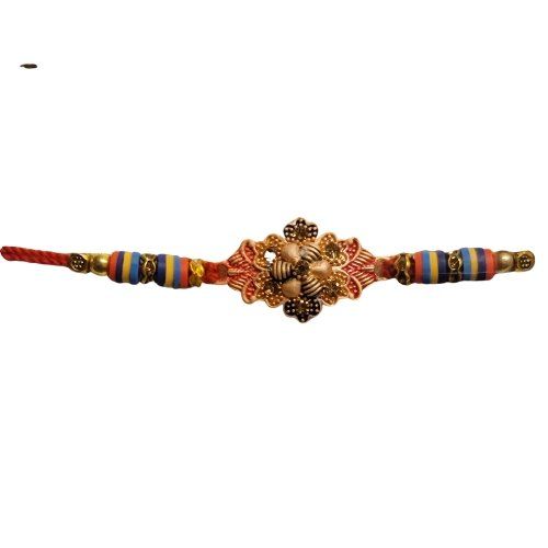 Rakhi With Multicolour Thread Handcrafted (3 Pieces)