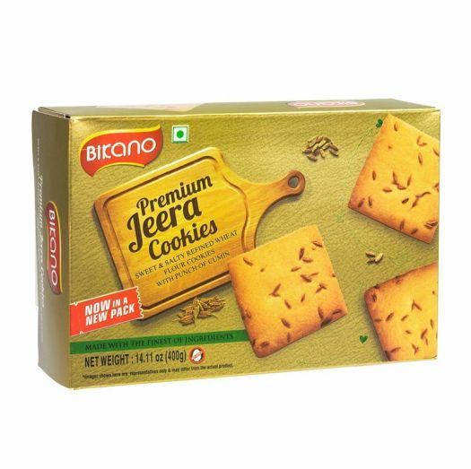 Bikano Premium Jeera Cookies 14.11 OZ (400 Grams)