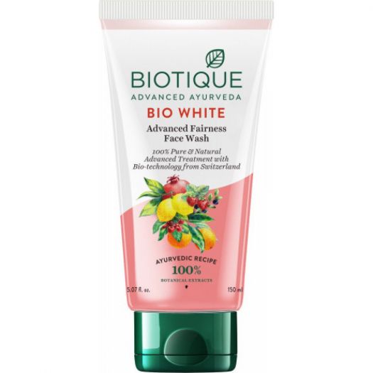 Biotique Advanced Ayurveda Bio White Advanced Fairness Face Wash 150ml