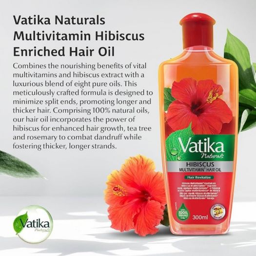 Dabur Vatika Hibiscus Hair Oil 300ml